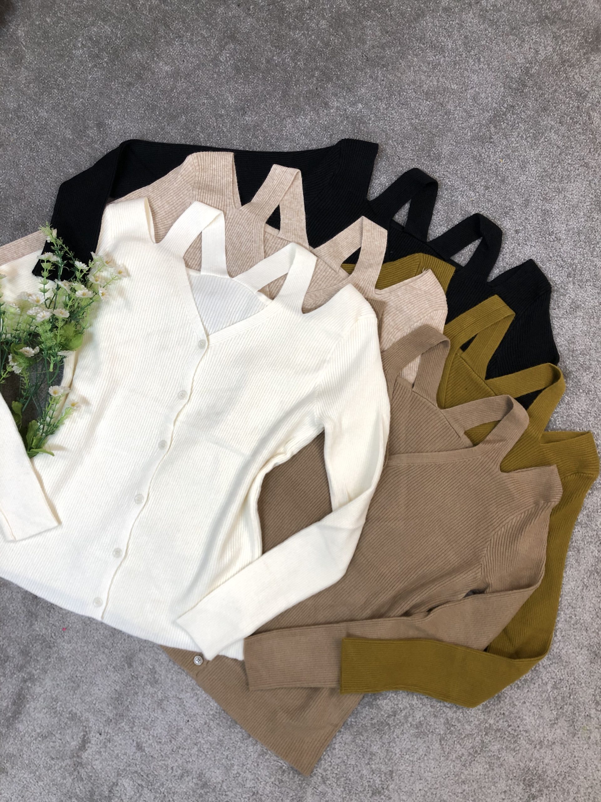 بافت وارداتی جلو دکمه سرشانه تاپی(3693) - Image 4