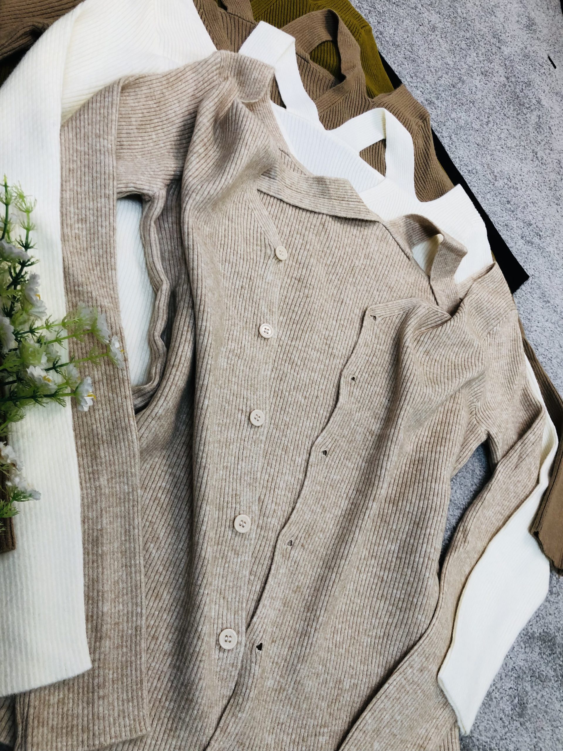 بافت وارداتی جلو دکمه سرشانه تاپی(3693) - Image 9