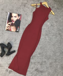 سارافون بلند یه طرفه بند نگینی(3132)