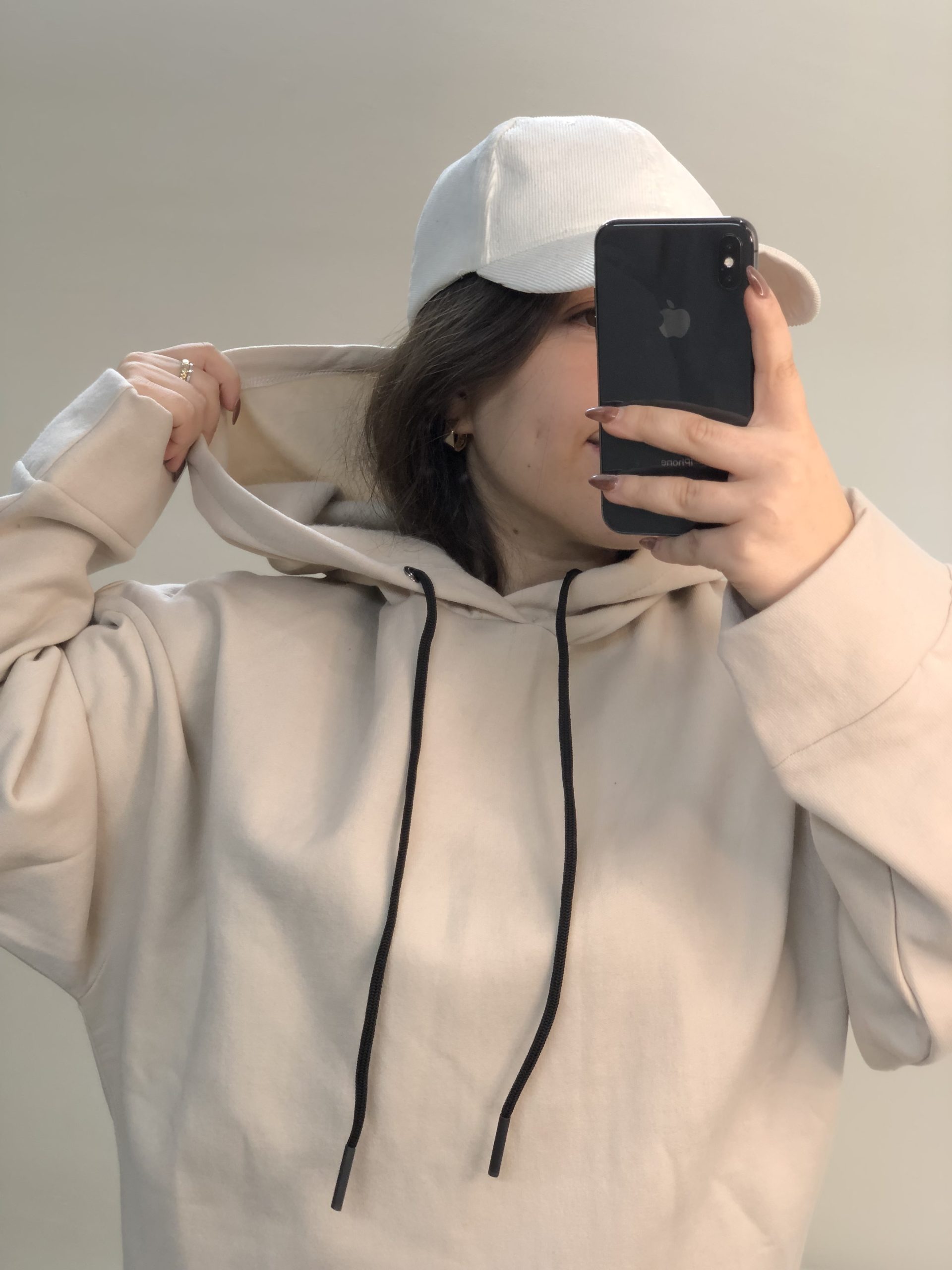 هودی تک بدون جیب کرم(2856) - Image 2