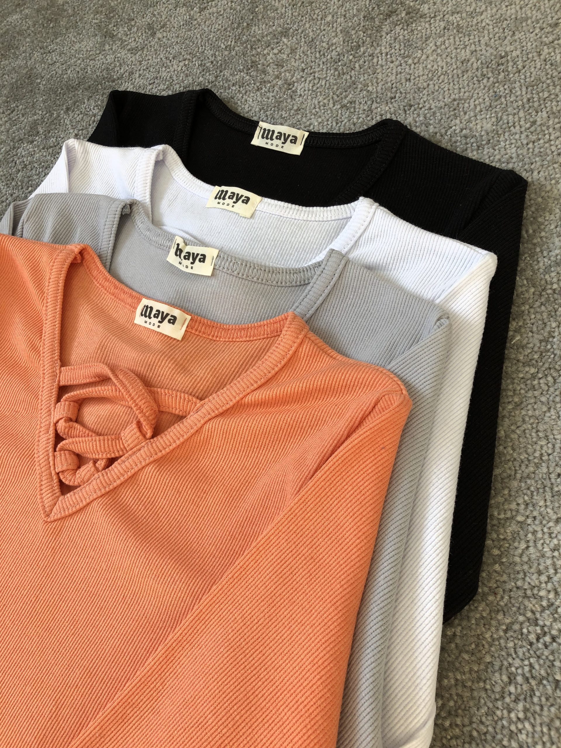 بلوز یقه هفت بند بندی (2799) - Image 7