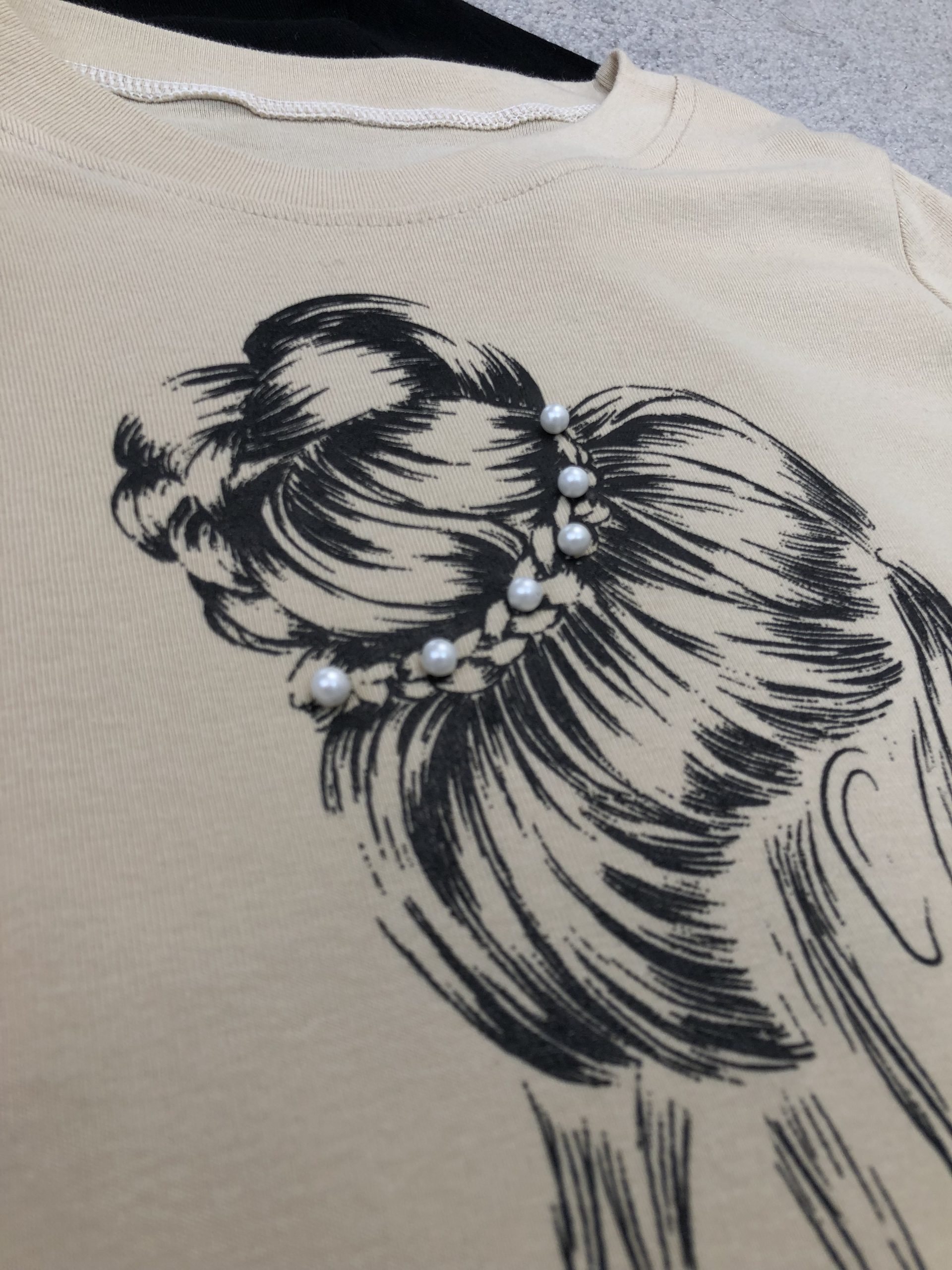 کراپ چاپ دختر استین بلند (3695) - Image 4