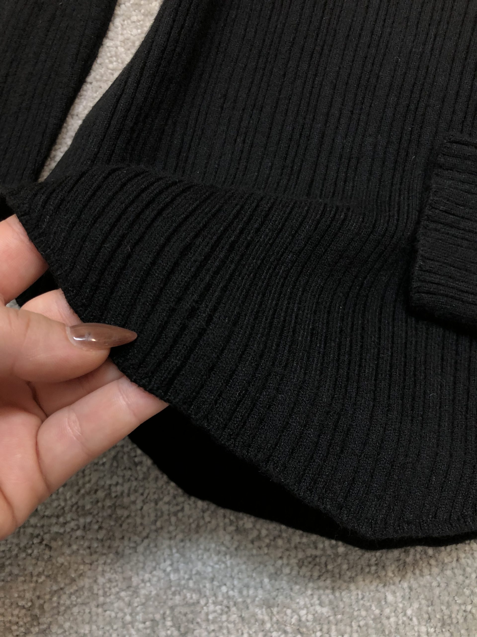 بافت وارداتی استین پف یقه هفت گردنی (3694) - Image 4