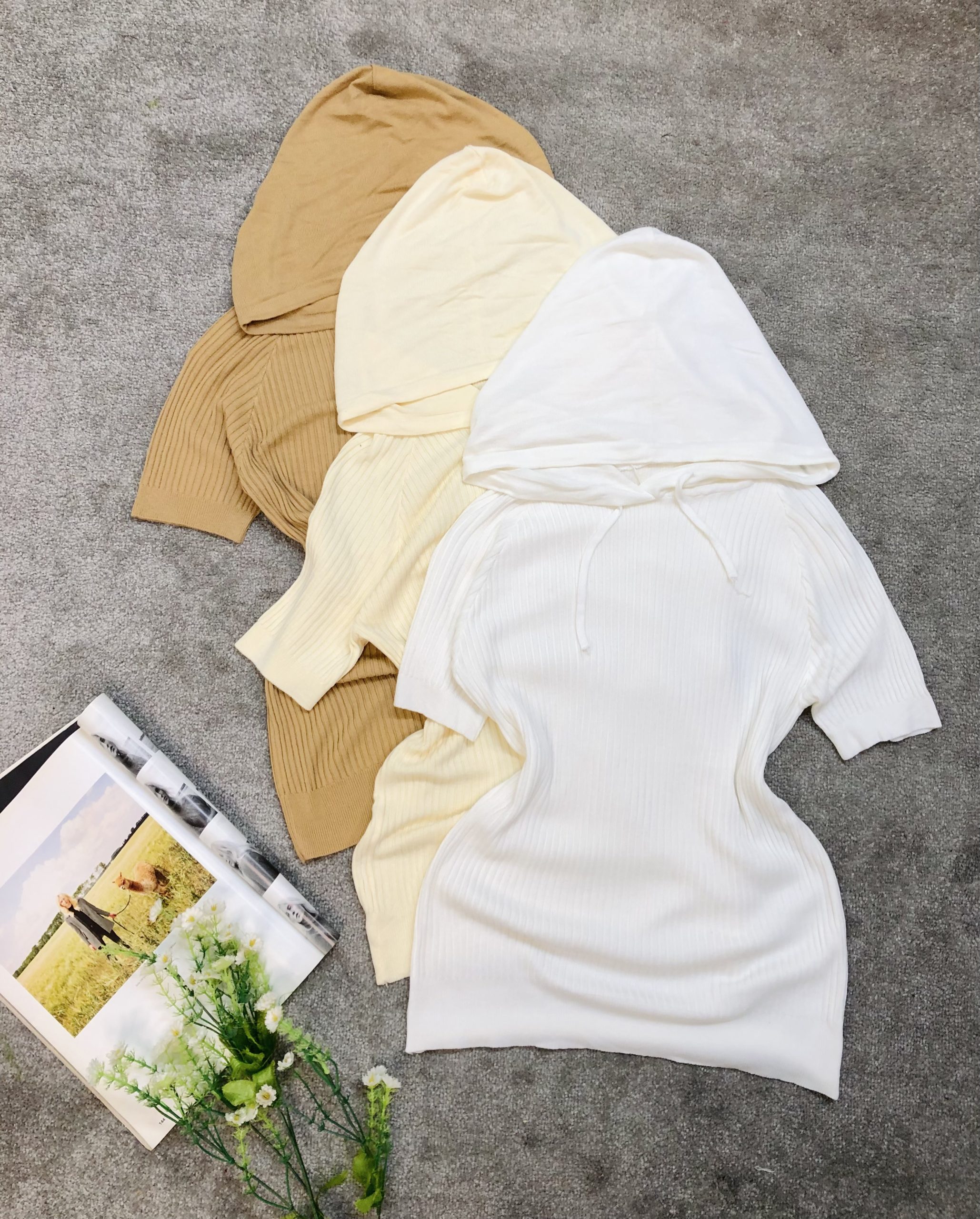 بافت استین رگلان کلاهدار (3157)