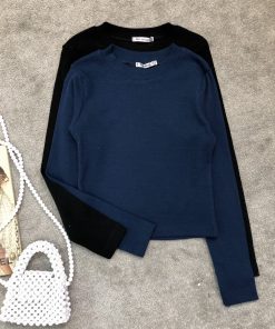 Alternative view of کراپ تیشرتی ساده  میومیو (3729)