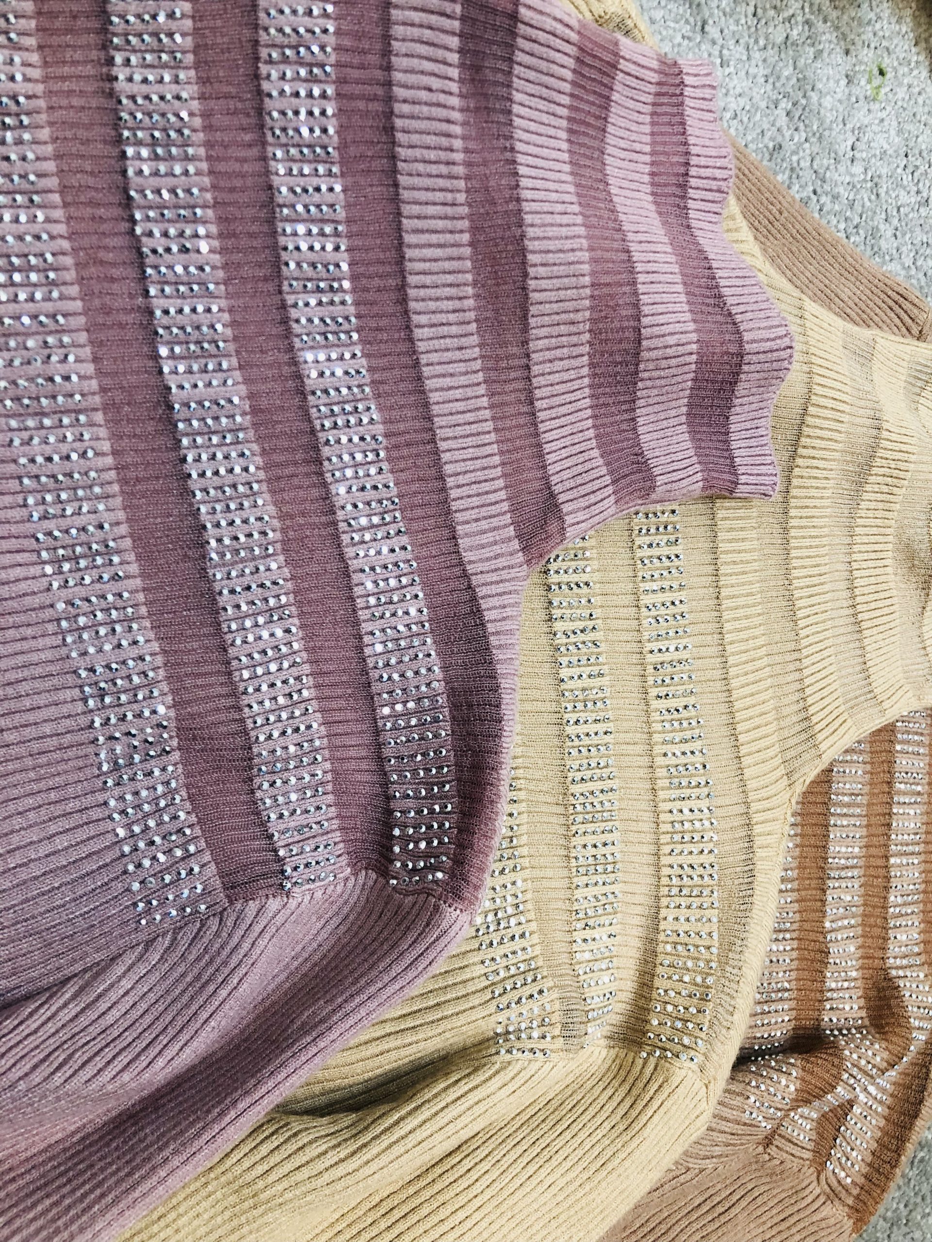 بافت بالانگین دار یقه اسکی(3725) - Image 5