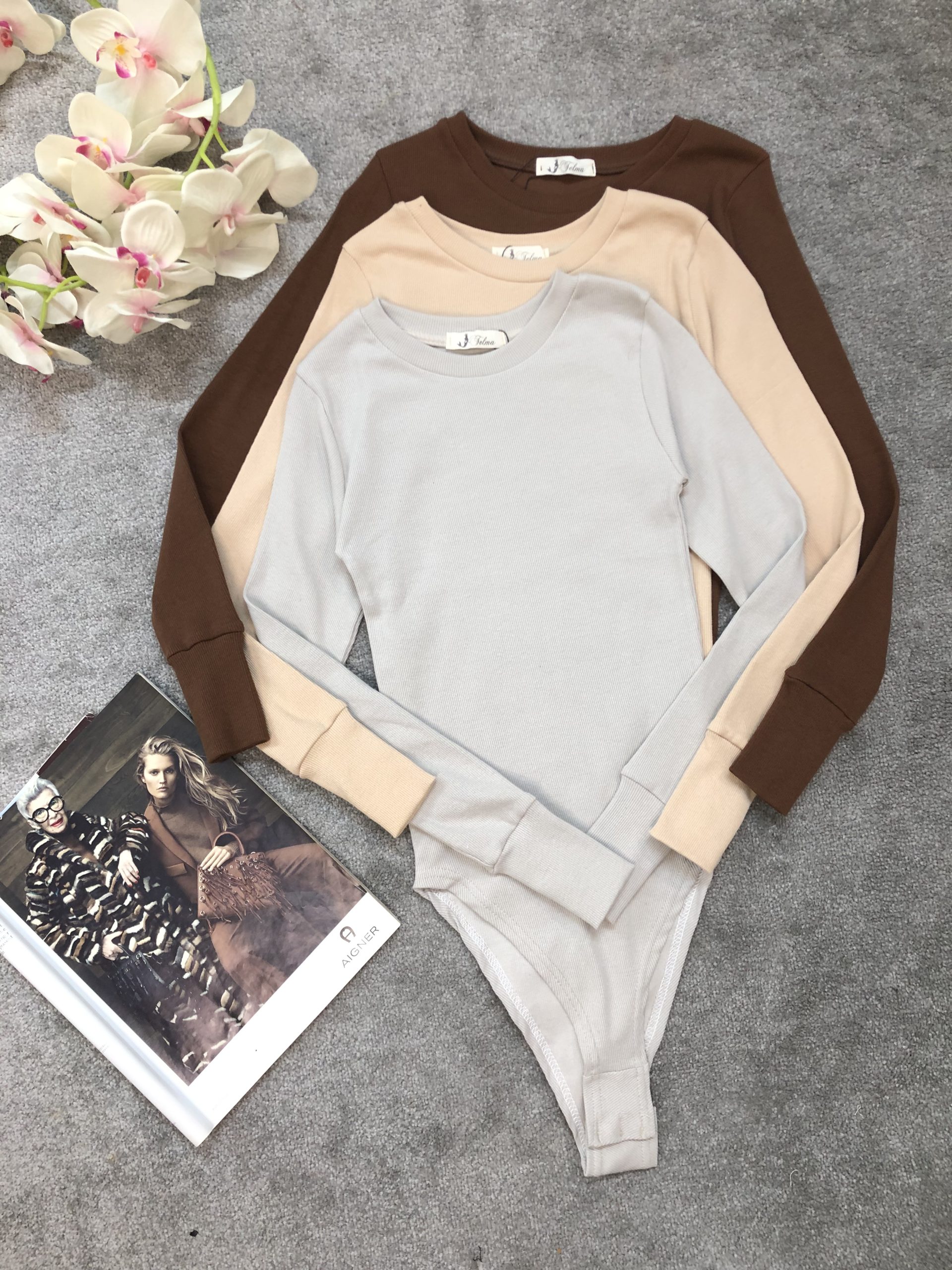 بادی تیشرتی استین بلندفینگر(3720)