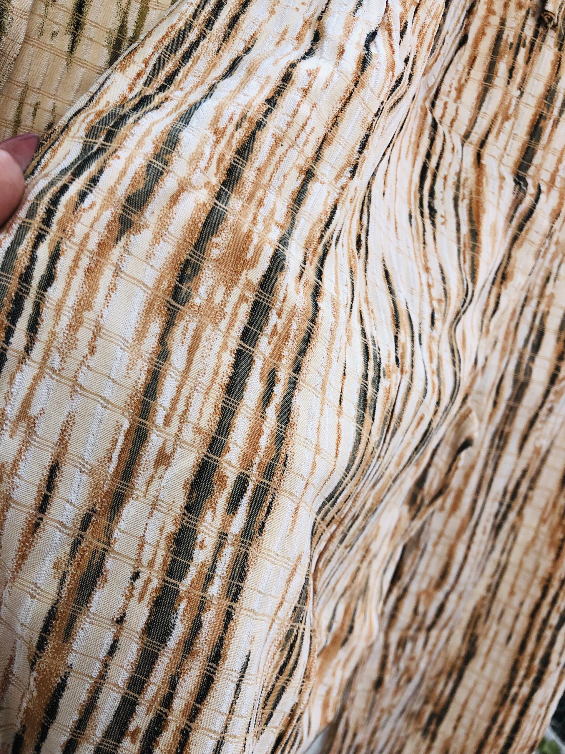 شلوار کمرپهن کشی طرحدار خطی (3109) - Image 6