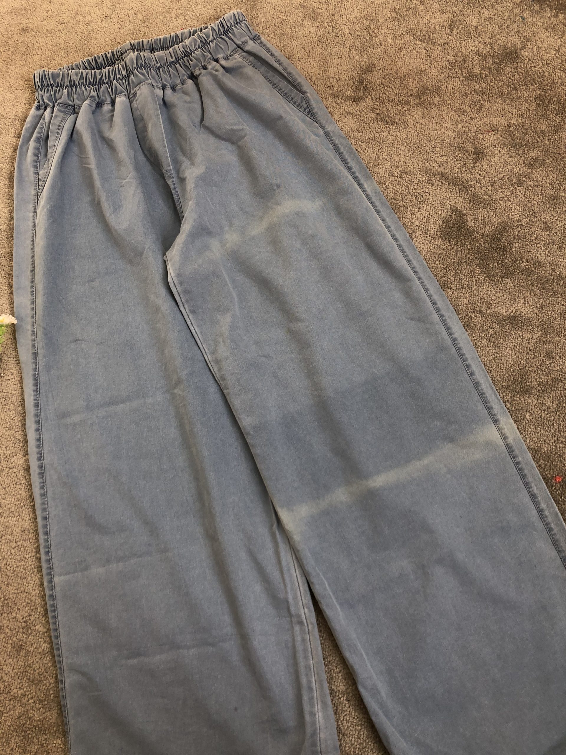 ایراد دار شلوار بگ جین کاغذی(2737) - Image 2