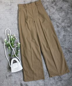 شلوار بگ لینن نسکافه ای (2736)