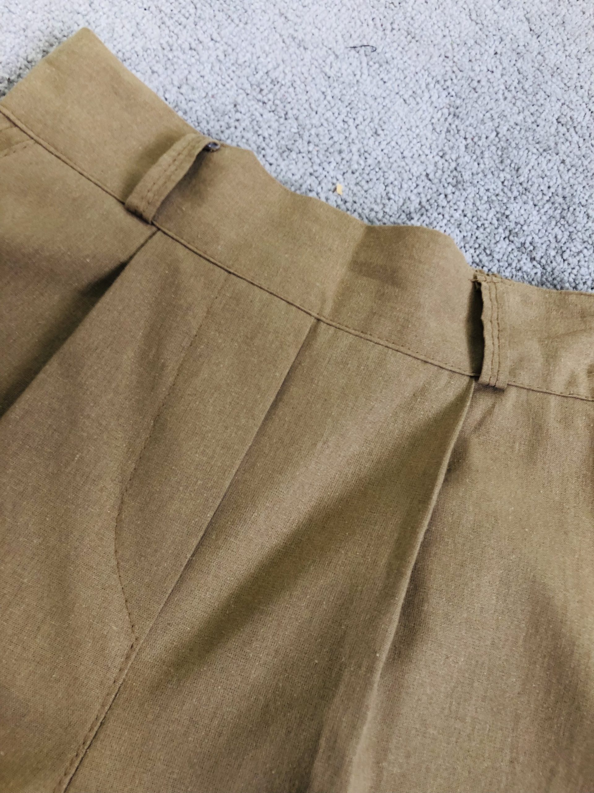 شلوار بگ لینن نسکافه ای (2736) - Image 2