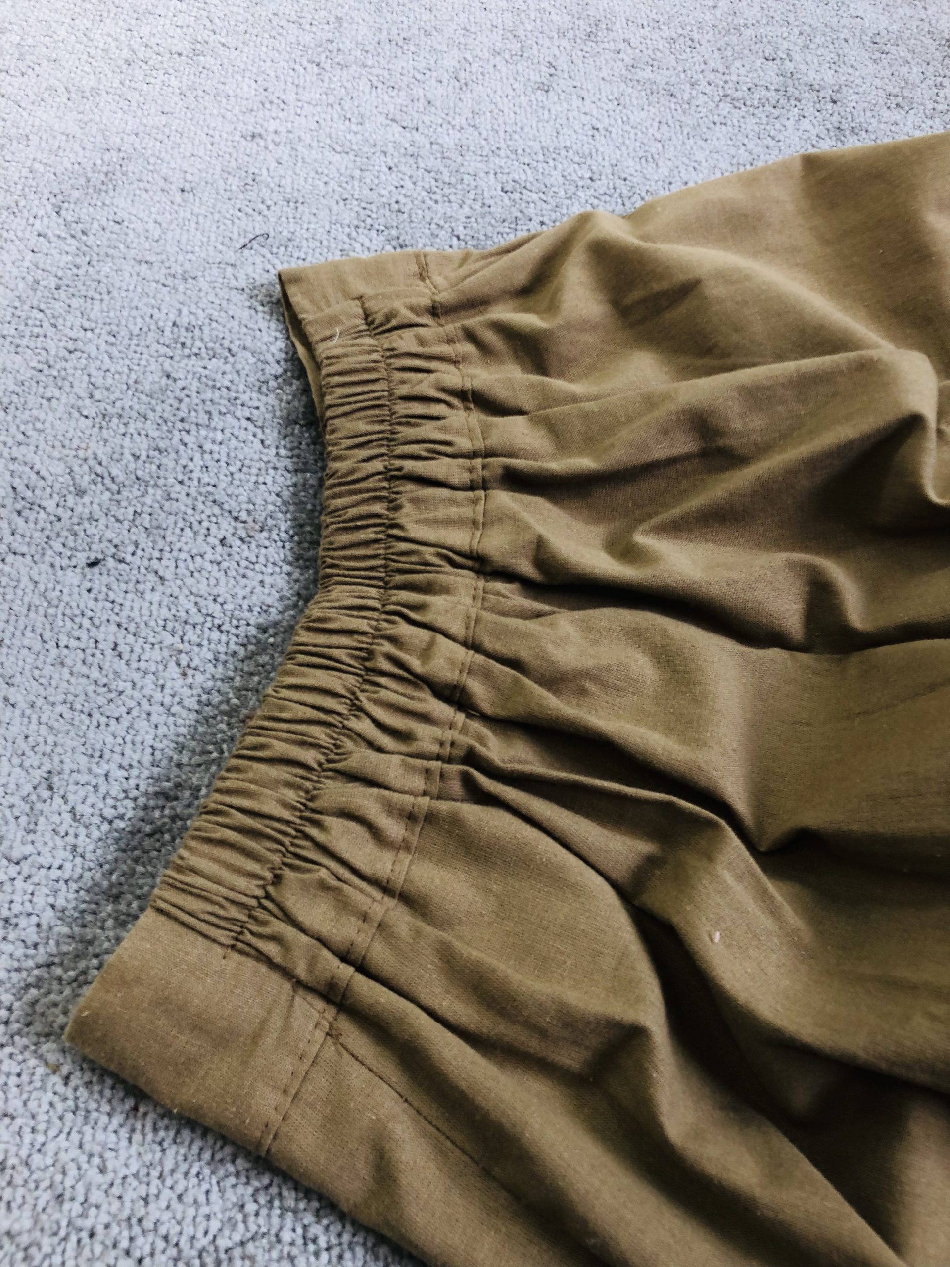 شلوار بگ لینن نسکافه ای (2736) - Image 3