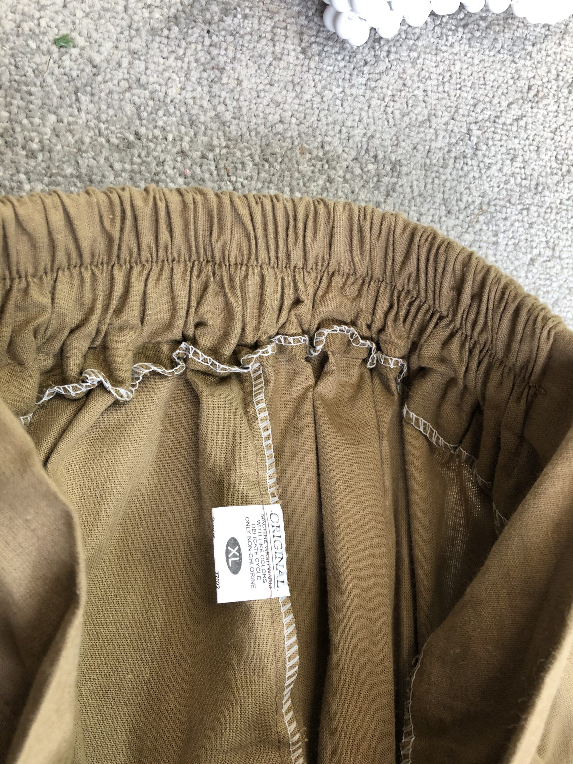 شلوار بگ لینن نسکافه ای (2736) - Image 4