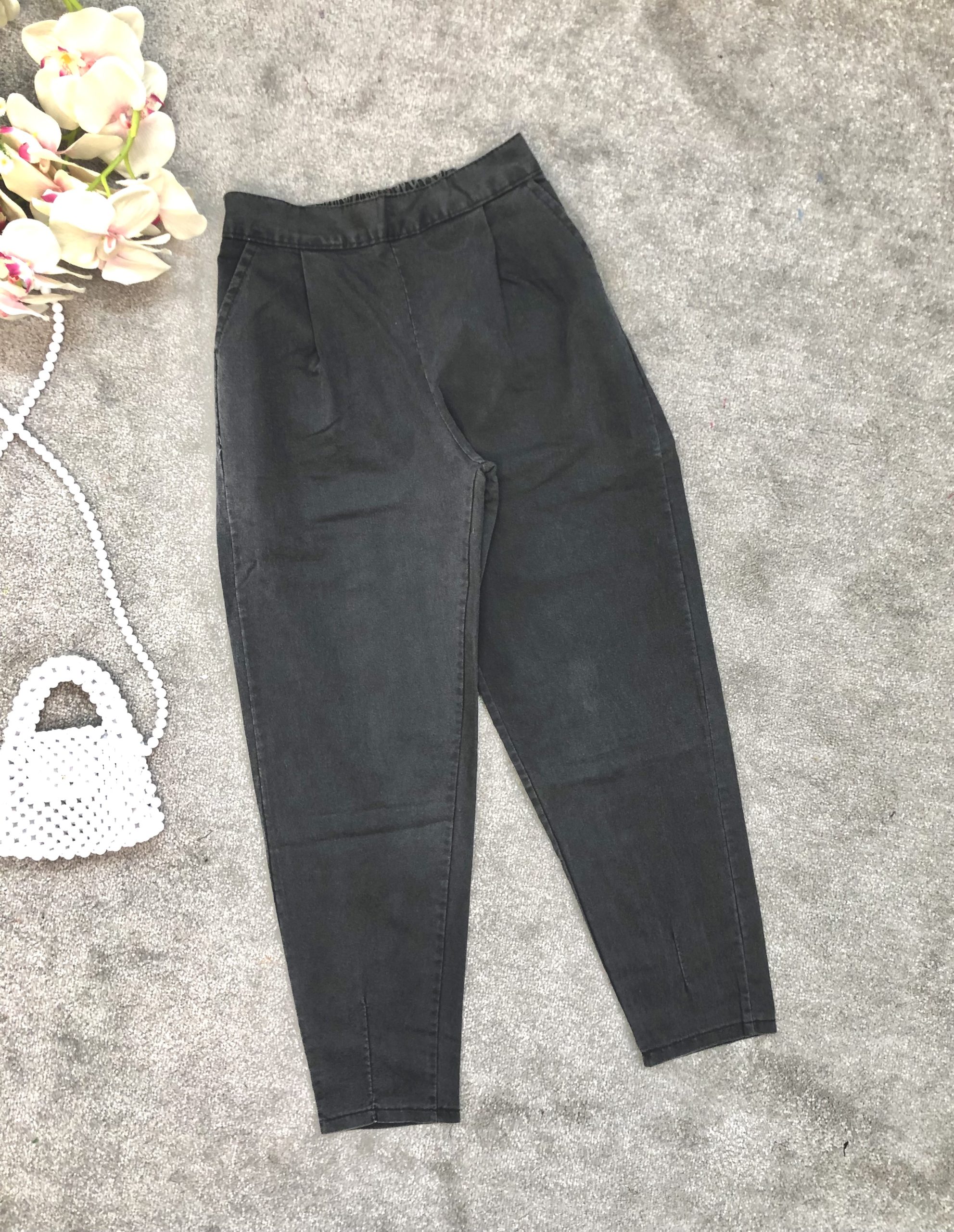 شلوار مام جین کاغذی(1606)