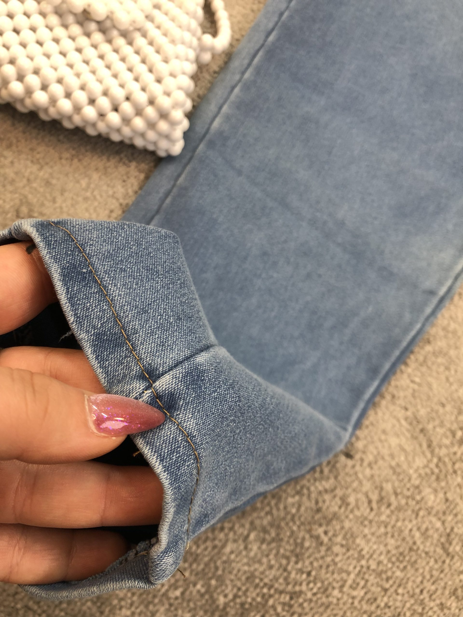 شلوار مام جین کاغذی(1606) - Image 3