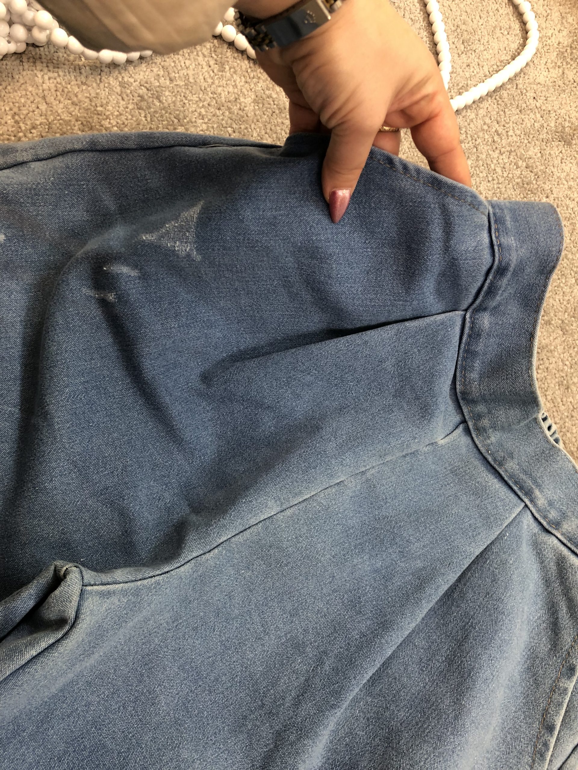 شلوار مام جین کاغذی(1606) - Image 4