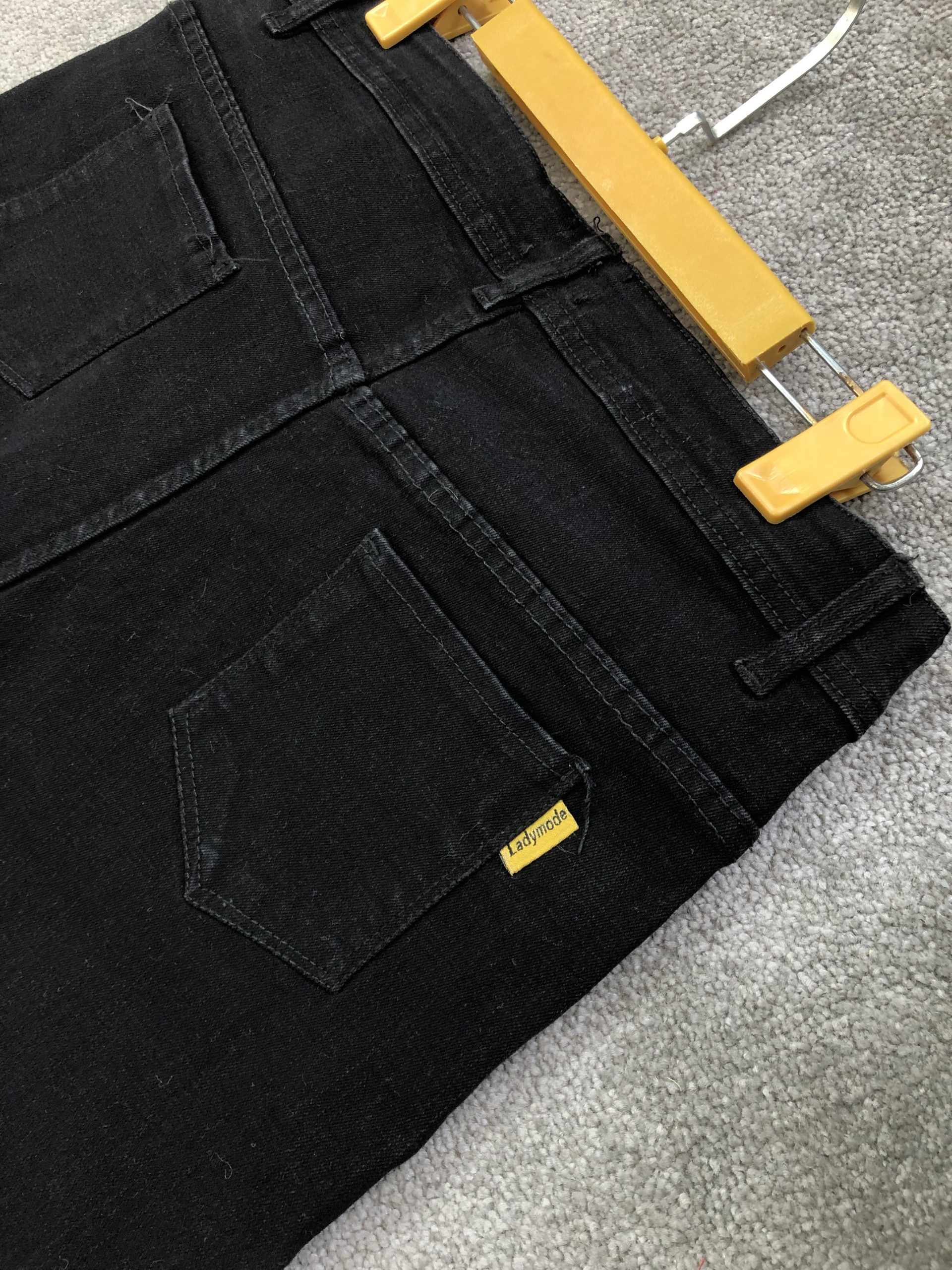 شلوار جین جذب مشکی (2053) - Image 2