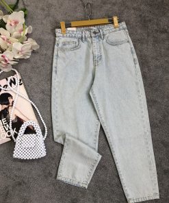 شلوار مام جین یخی قد 90 (2246)