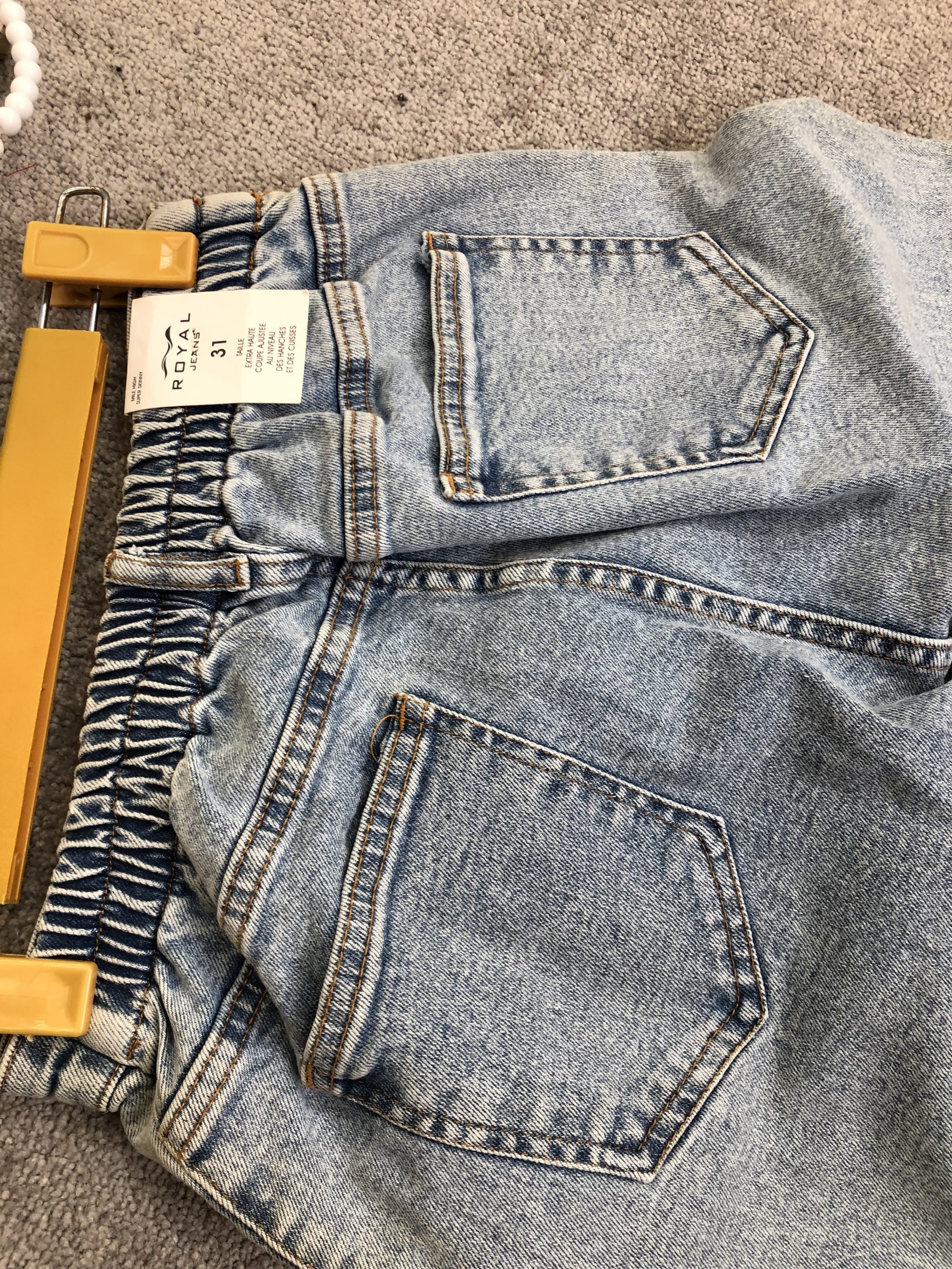 شلوار مام فیت ابی روشن (400665) - Image 4