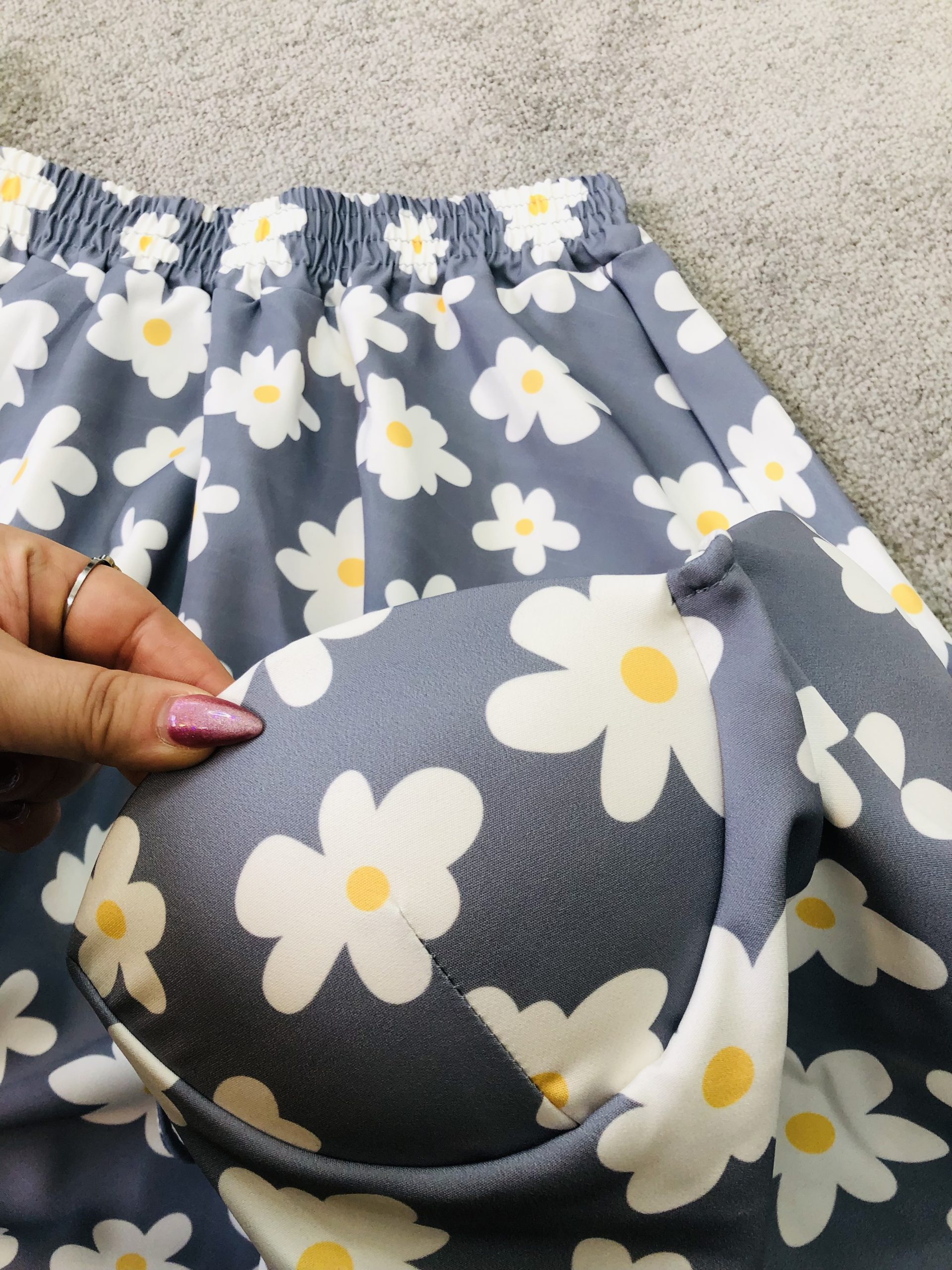 ست کراپ و دامن گل بابونه (2954) - Image 3