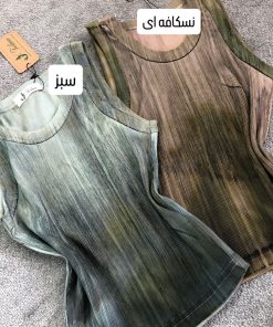 Alternative view of تاپ حلقه ای ابرنگی طرح قلم (3742)