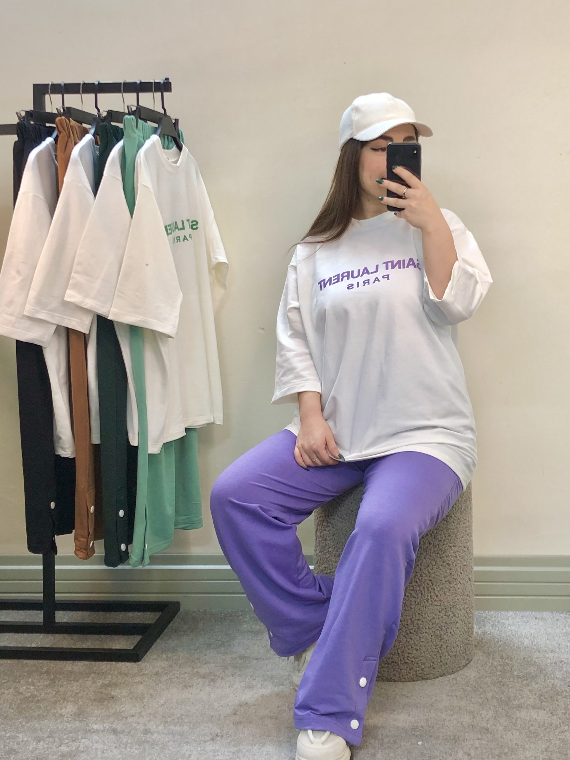 ست لانگ saint laurent شلوار 2 دکمه (3039) - Image 5