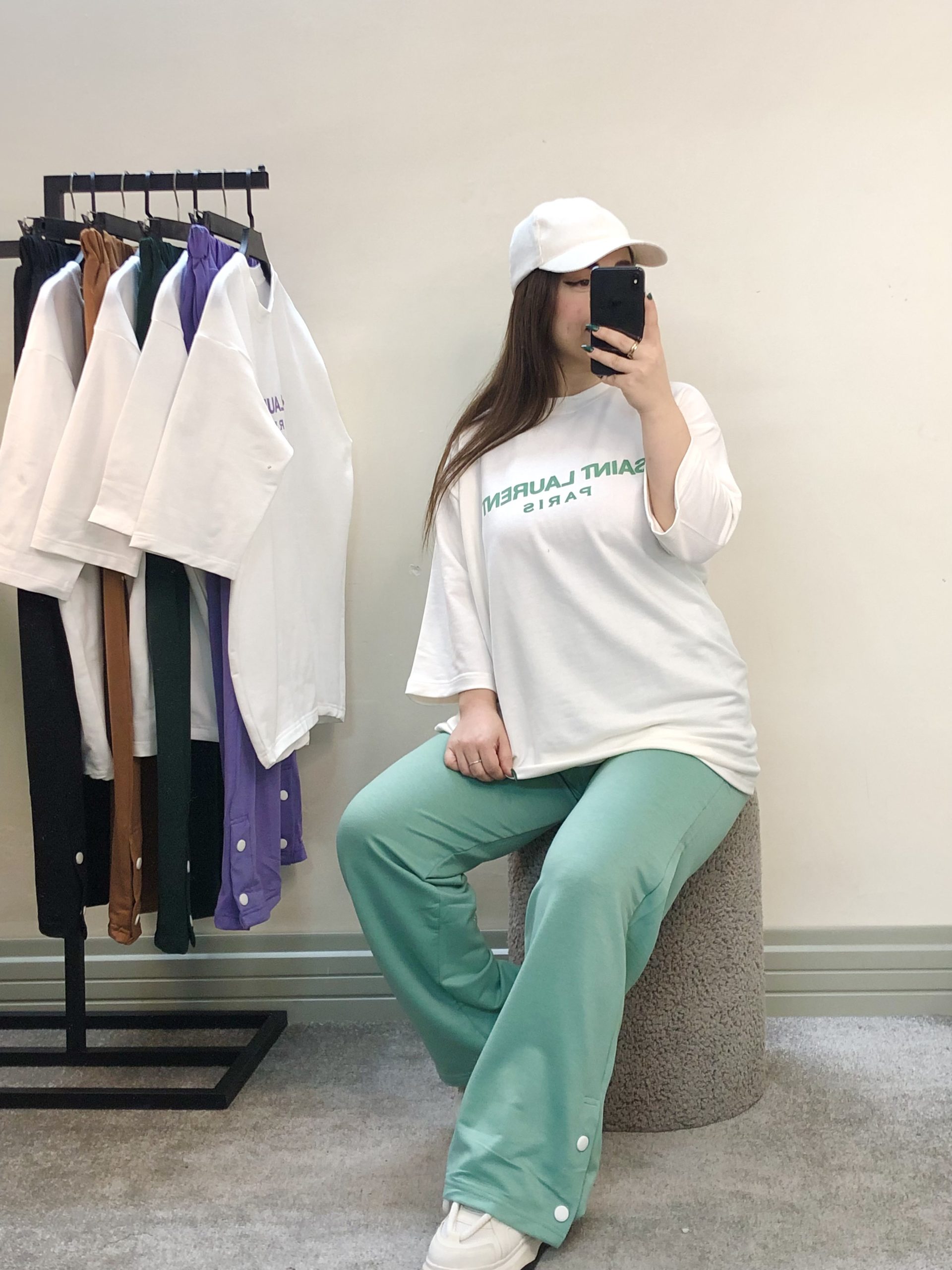 ست لانگ saint laurent شلوار 2 دکمه (3039) - Image 4