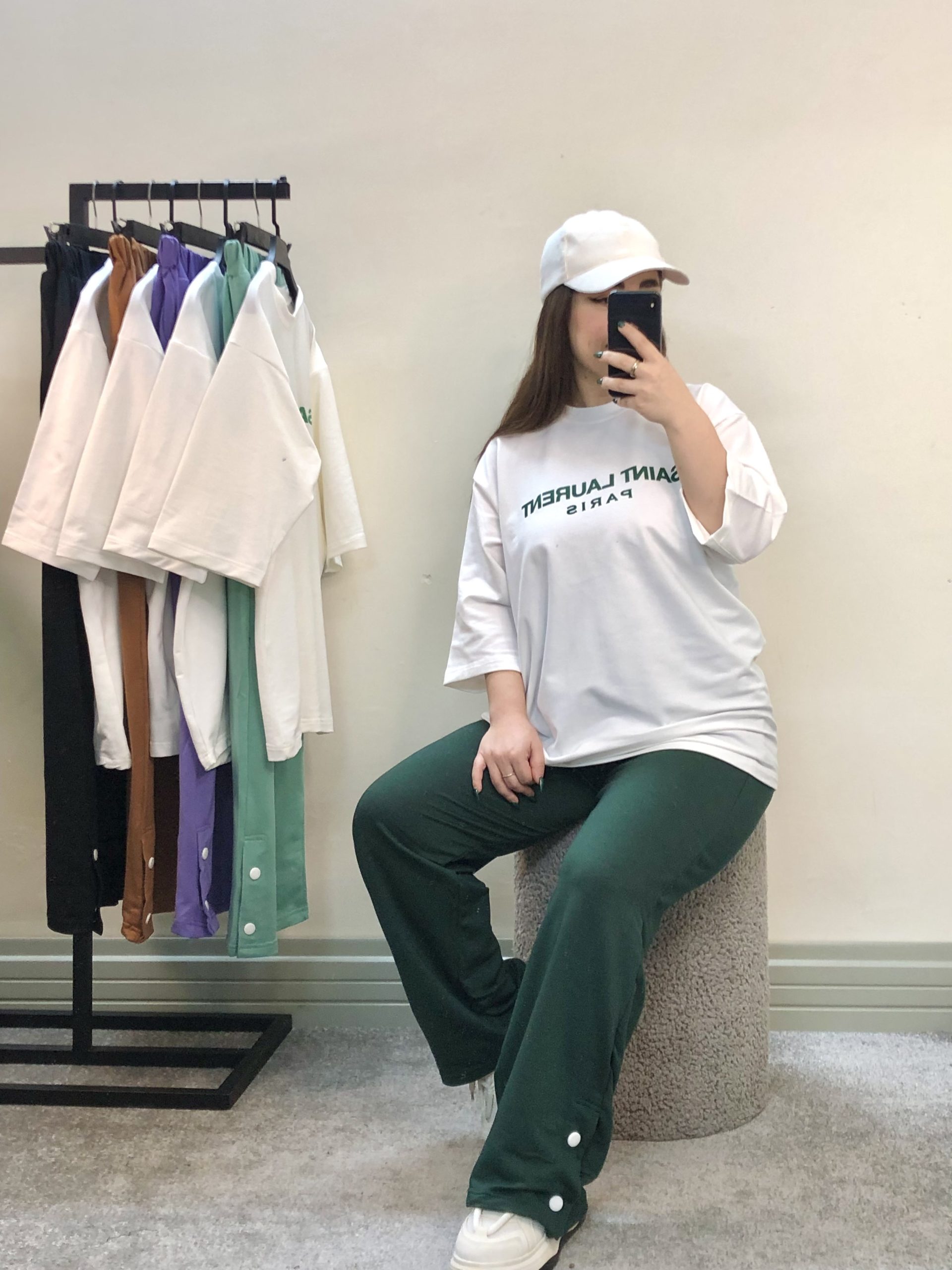 ست لانگ saint laurent شلوار 2 دکمه (3039)