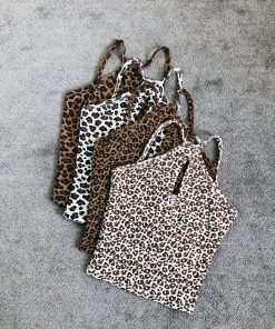 کراپ سینه باز اشکی پلنگی (3739)