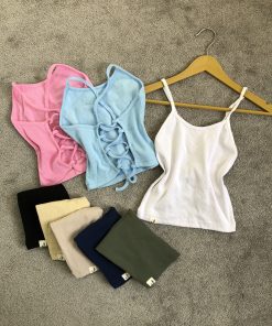 کراپ تاپبندی پشت ضربدری (3740)