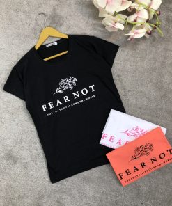 تیشرت نخ پنبه  FEAR NOT (3804)