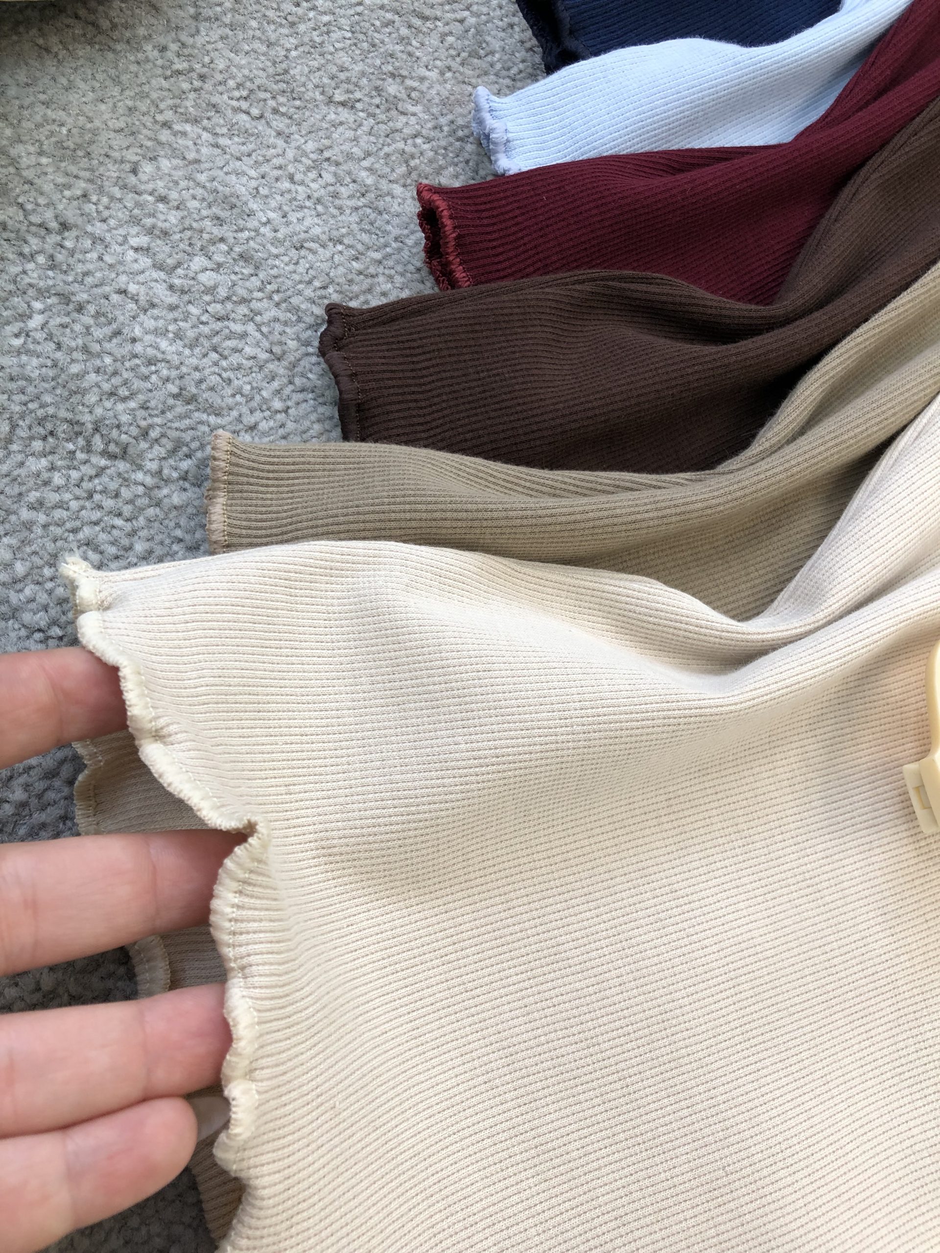 تاپ یقه خشتی ژور (3863) - Image 2