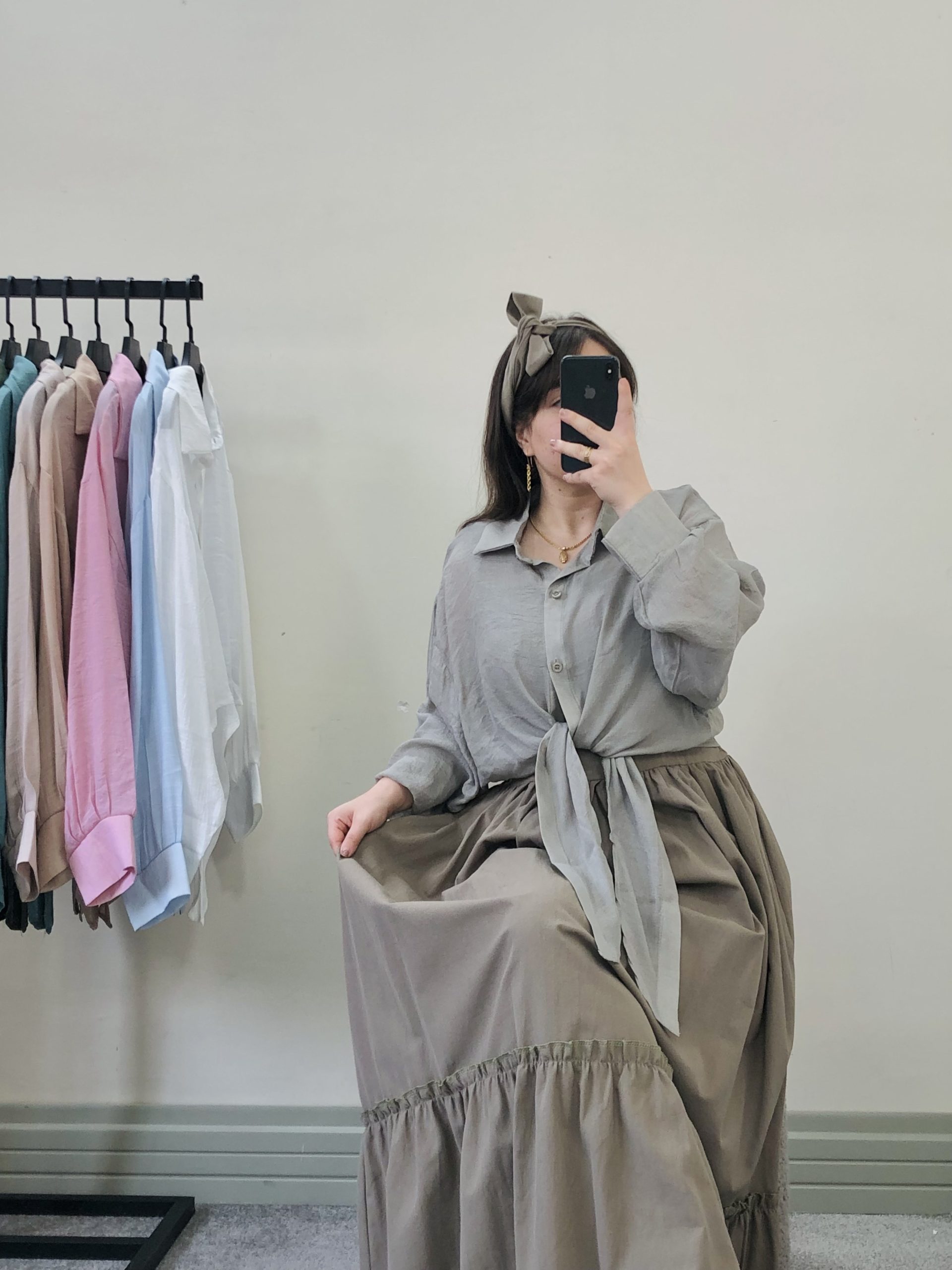 شومیز گره ای اسلپ (3902) - Image 3