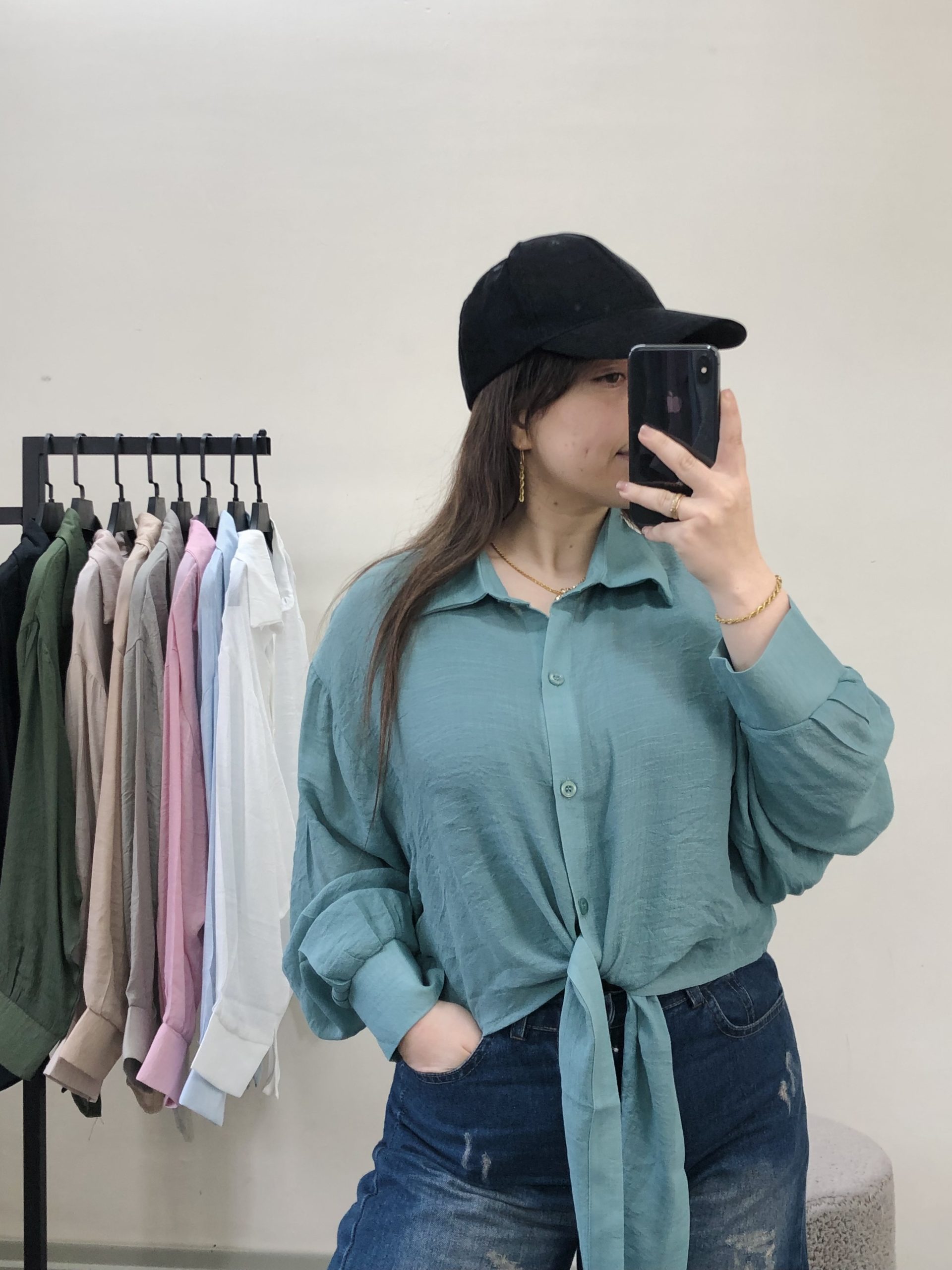 شومیز گره ای اسلپ (3902) - Image 8