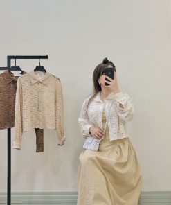 شومیز دانتل استین بلند (3903)