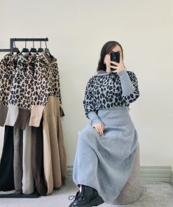 کفتان بافت پلنگی(3930) - تصویر 3