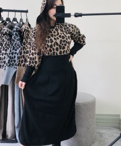 کفتان بافت پلنگی(3930) - تصویر 5
